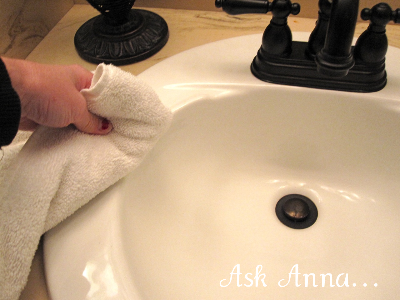 A Quick Tip For Cleaning Bathroom Sinks Ask Anna