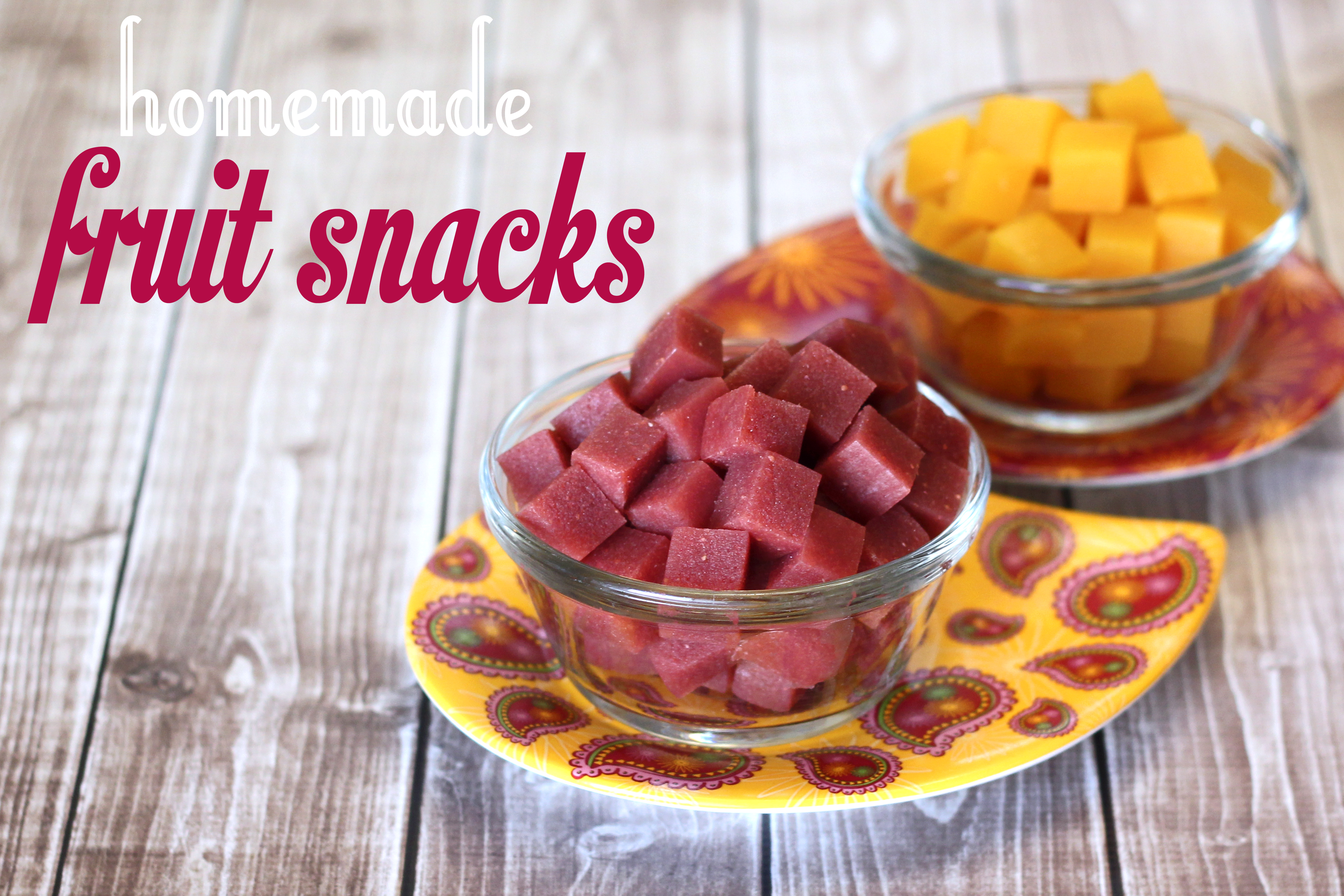 Homemade Fruit Snacks - Ask Anna