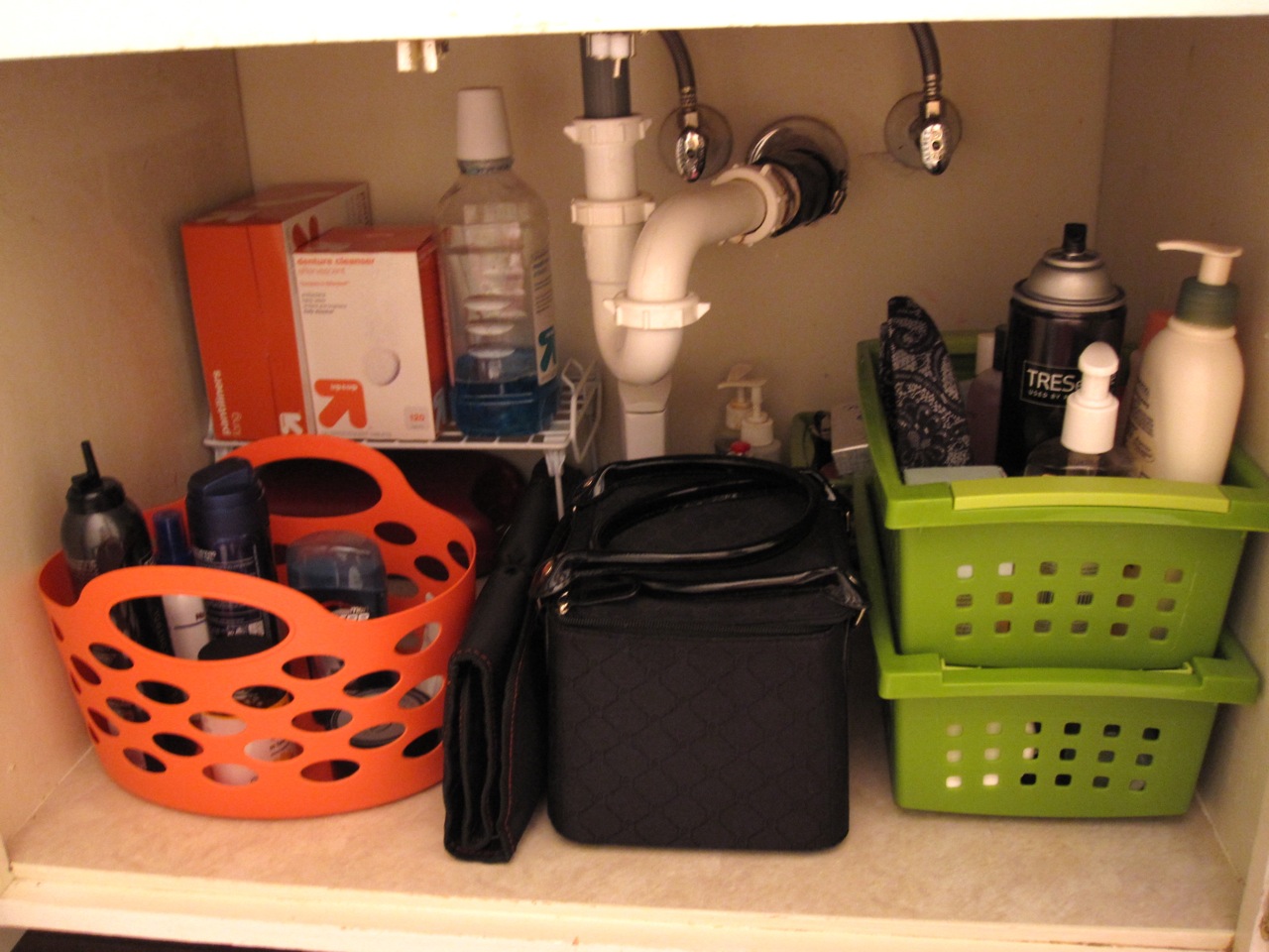 Organizing Under the Bathroom Sink