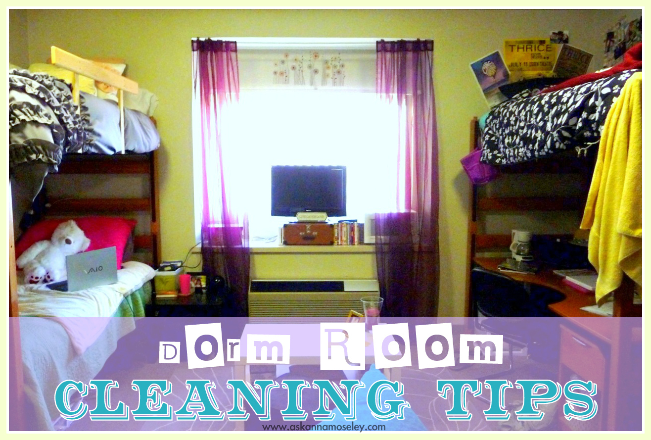 How to clean a dorm room - Ask Anna