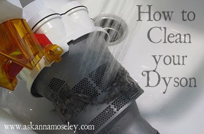 Ever wonder how to clean a Dyson? This 7-step tutorial, with pictures, shows you how to thoroughly clean one, including filters, traps, the brush & more | Ask Anna