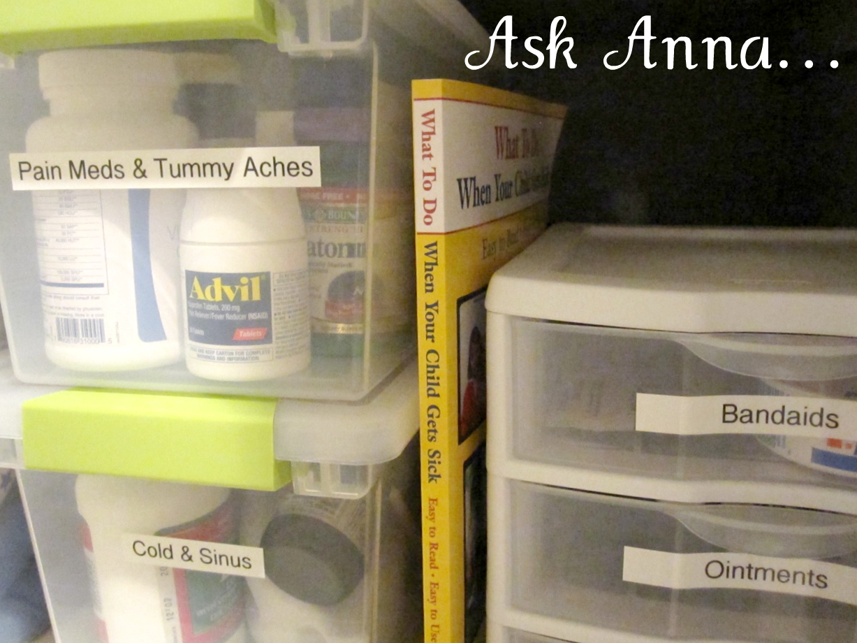 The Easiest way to Organize Medicine Bottles - Ask Anna