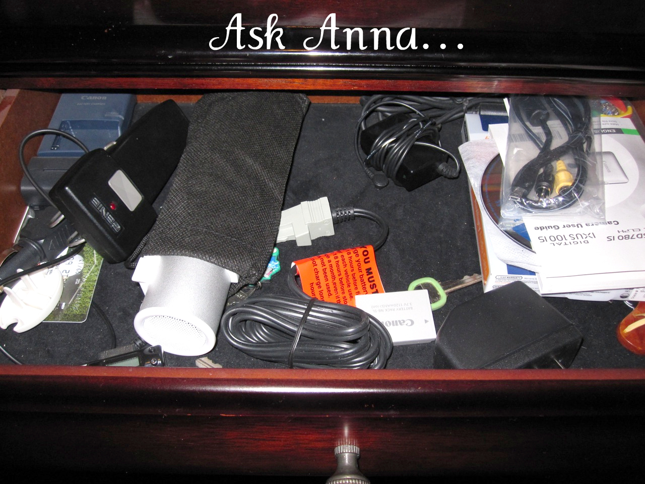 How to organize cords - Ask Anna