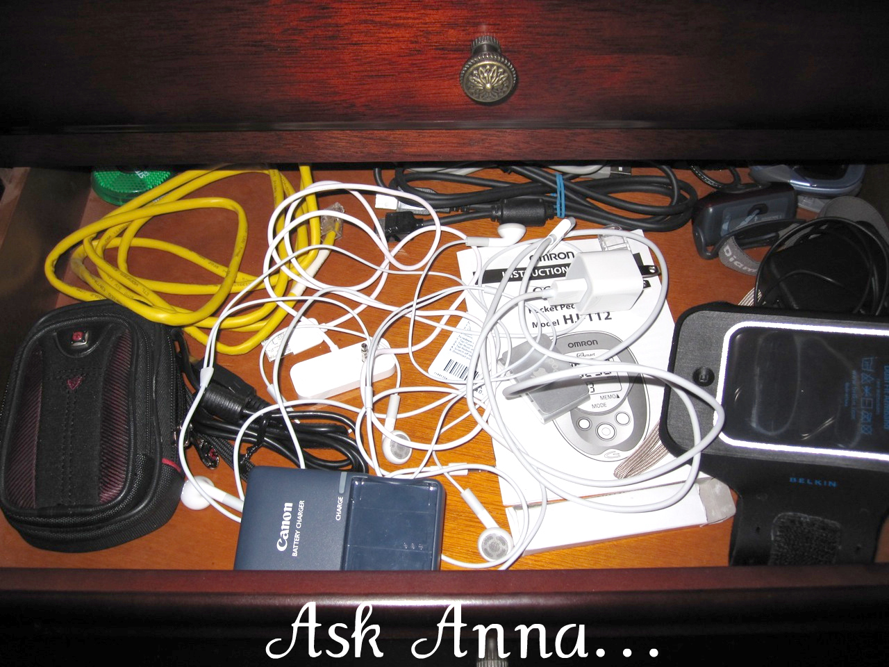 How to organize cords - Ask Anna