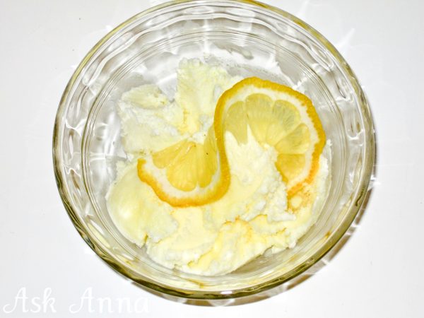 Homemade lemon ice cream - Ask Anna