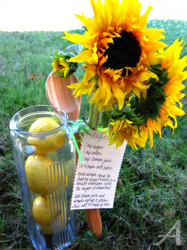 This recipe for the best homemade lemonade is super easy and only requires 3 ingredients! It is the perfect beverage for a party, BBQ or even as part of a hostess gift! | Ask Anna