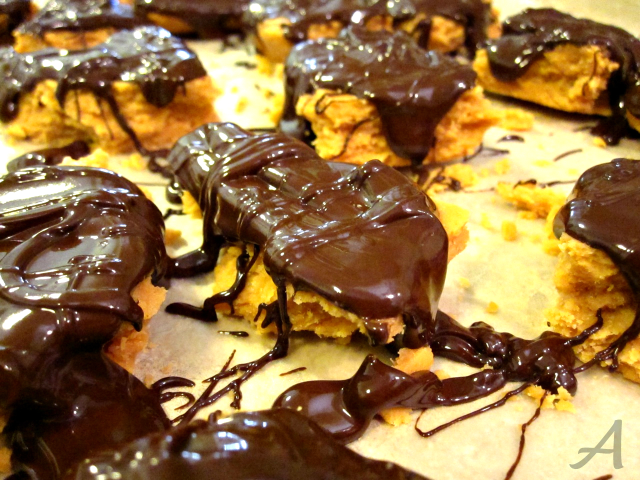 Homemade butterfingers -- Ask Anna