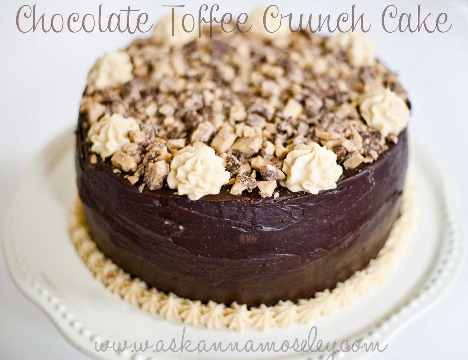 Chocolate Toffee Cake