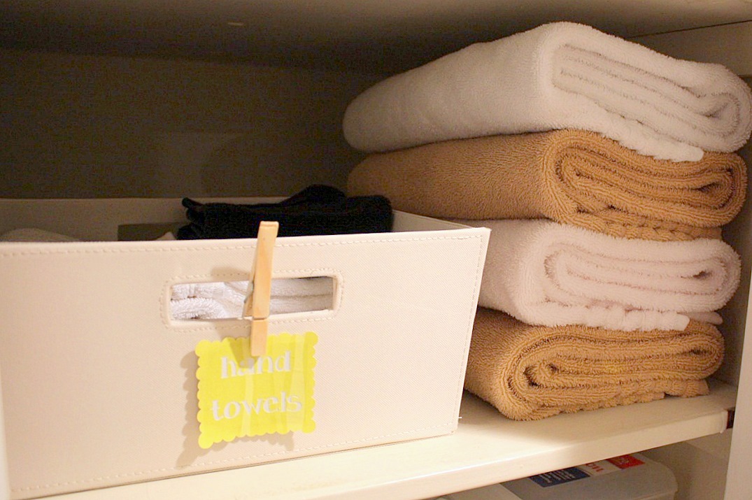 Organizing the linen closet - Ask Anna