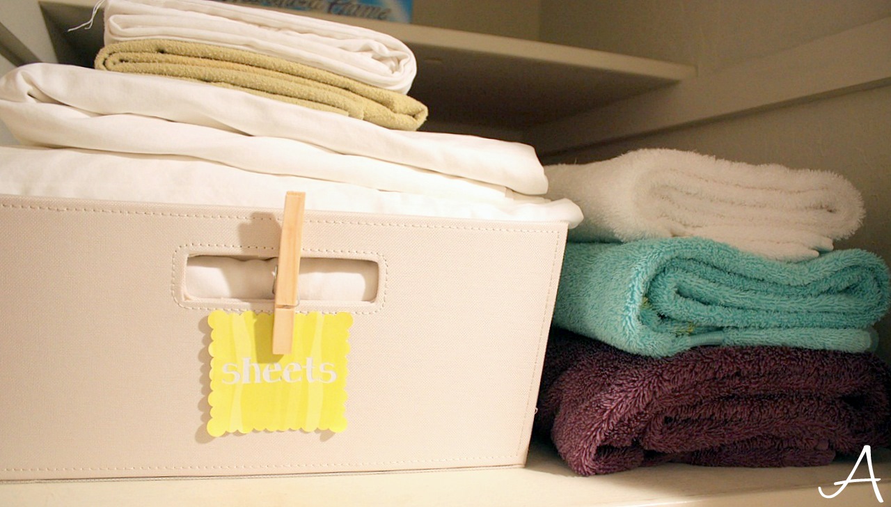 Organizing the linen closet - Ask Anna