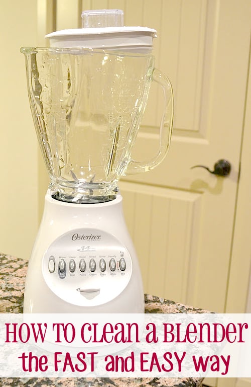 How to clean the blender the FAST and EASY way - Ask Anna