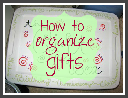 How to Organize your Gift Giving (free printable)