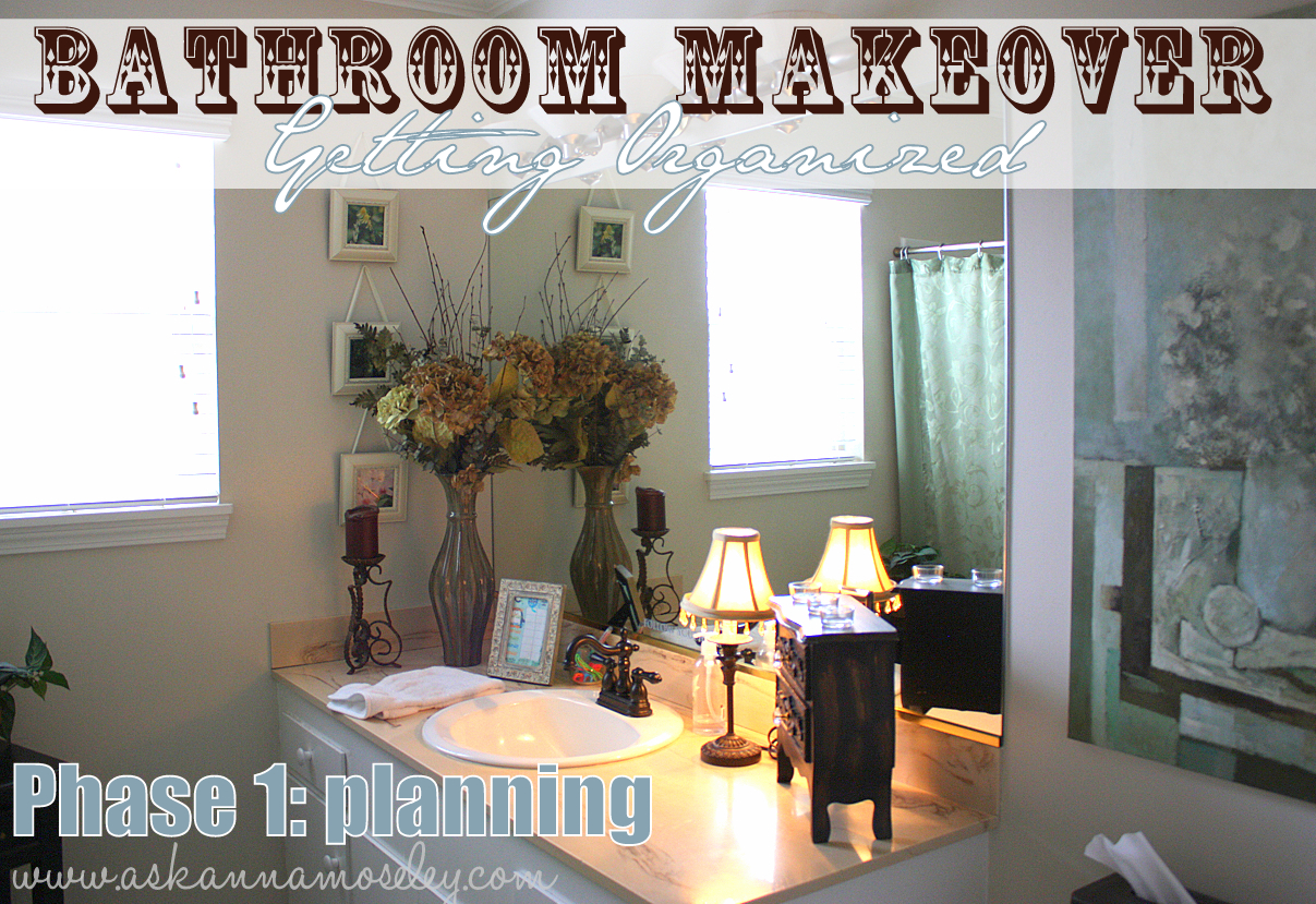 Spare Bathroom Organization Ideas, Part 1