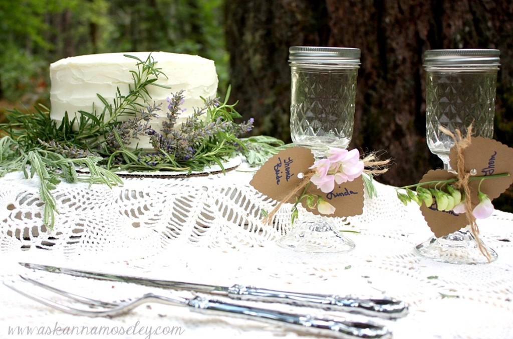 Nature wedding cake