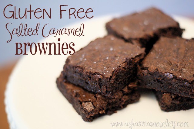 Gluten Free Salted Caramel Brownies