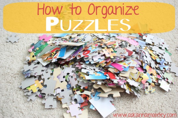 How to organize kids puzzles - Ask Anna