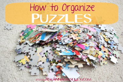 How to Organize Puzzles