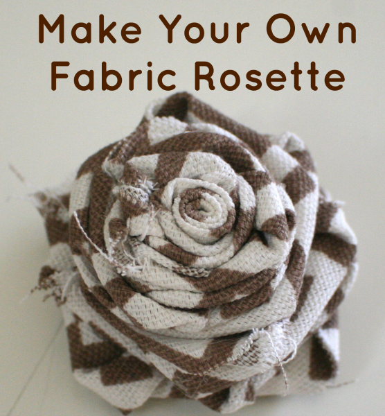 How to Make Fabric Rosettes {Guest Post}