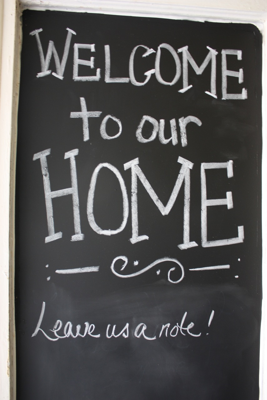 Front Porch DIY Chalkboard