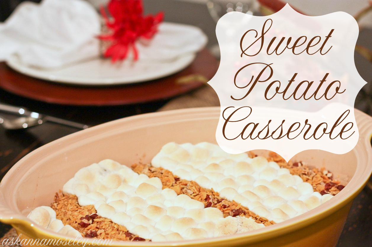 Sweet Potato Casserole Recipe