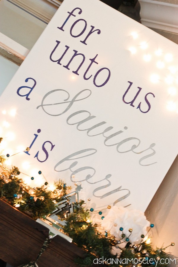 Light Up Christmas Canvas - Ask Anna