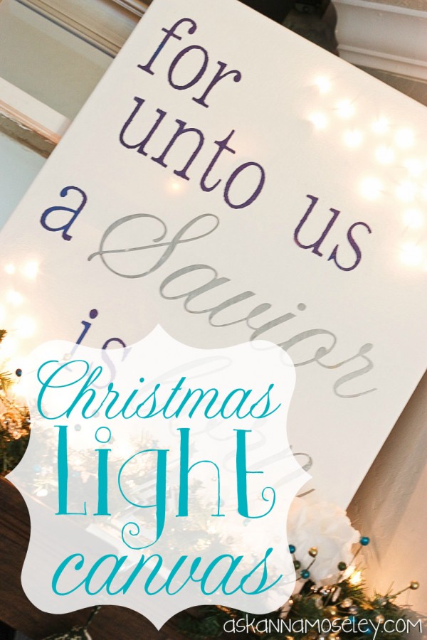 Light Up Christmas Canvas - Ask Anna