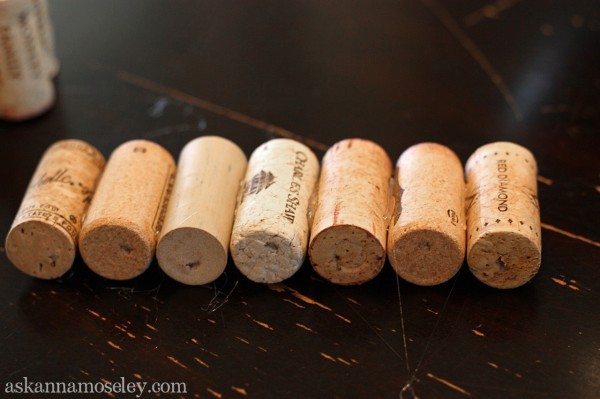 Wine cork Christmas tree tutorial - Ask Anna