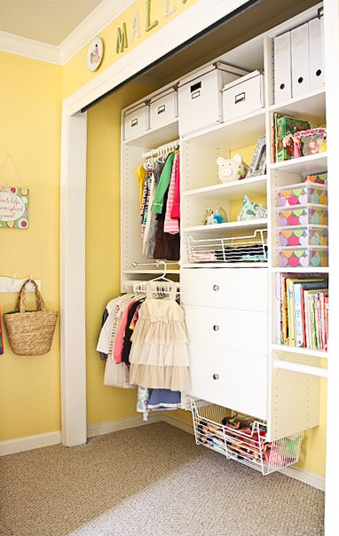 Organized kids closet - Ask Anna