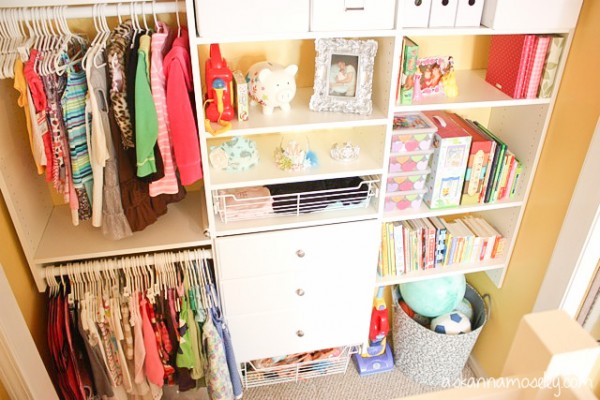 Organized kids closet - Ask Anna