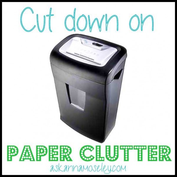 Lots of helpful tips for how to cut down on paper clutter, including a link to opt out of junk mail! - Ask Anna