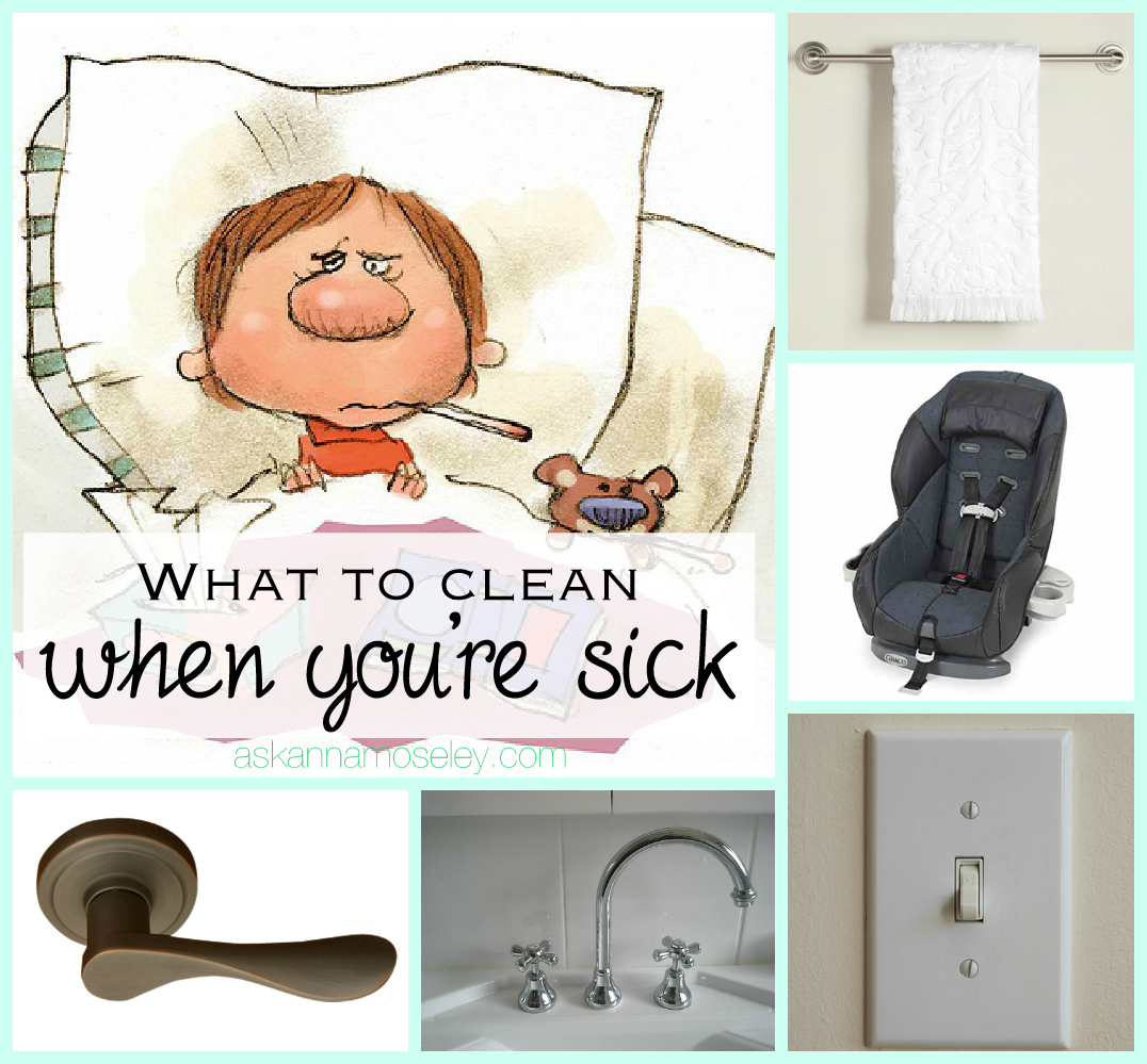 The Flu and You ~ What to clean when you’re sick