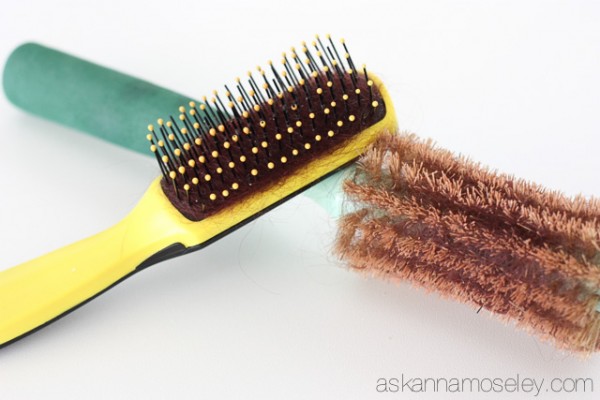 How to clean a hair brush -- Ask Anna