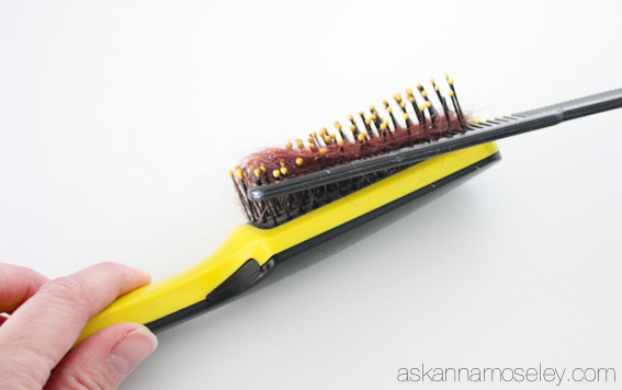 How to clean a hair brush -- Ask Anna