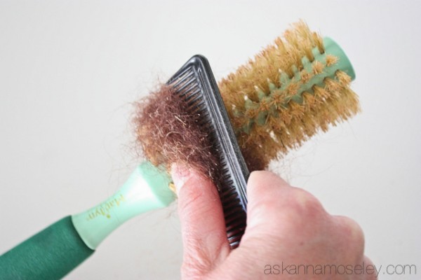 How to clean a hair brush -- Ask Anna