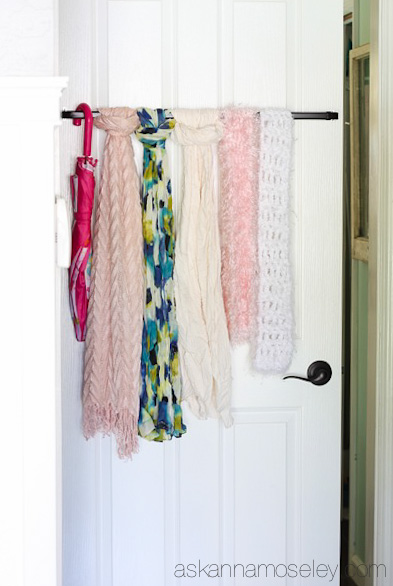 The Easiest way to Organize Scarves - Ask Anna