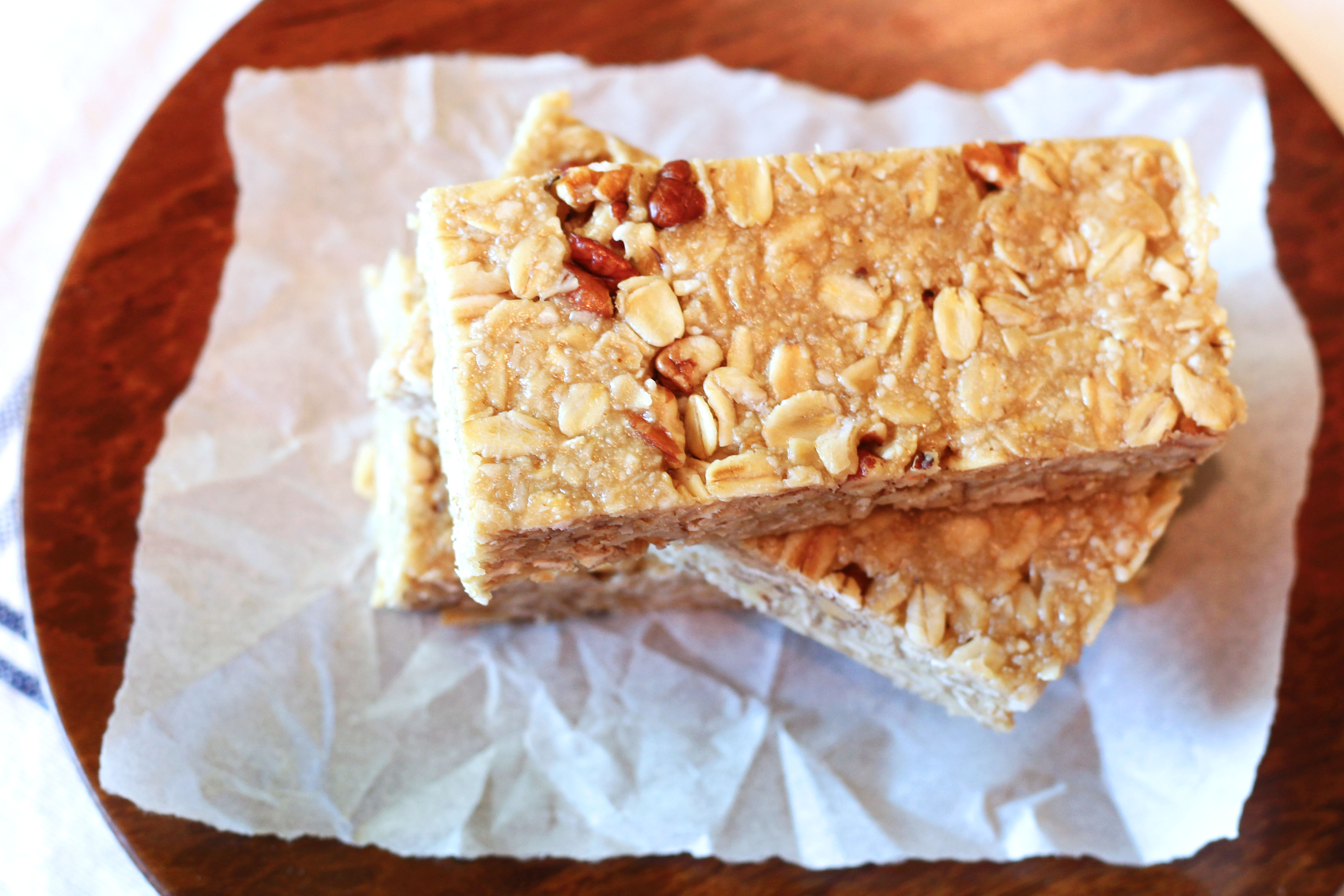 Gluten Free Honey Nut Granola Bars