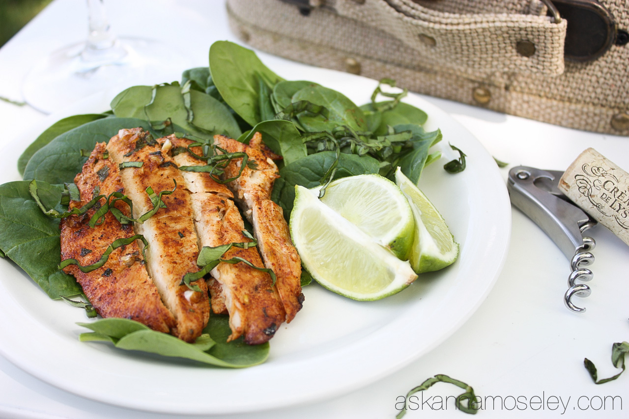 Thai Garlic-lime Chicken Salad