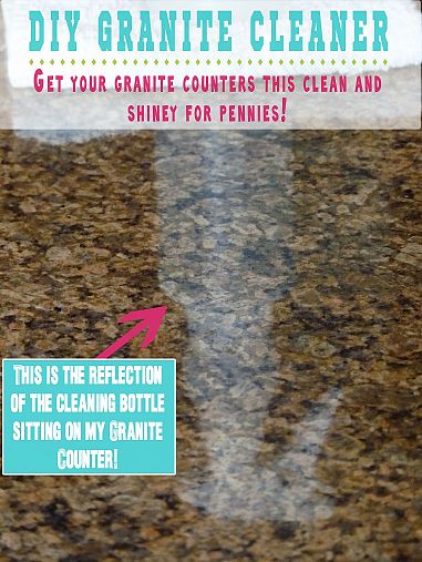 DIY granite cleaner