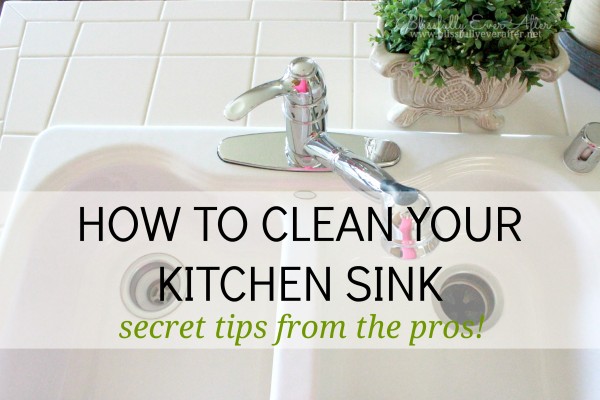 How to Clean A Sink like the pros - Ask Anna