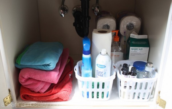 Organizing bathroom cabinets - Ask Anna