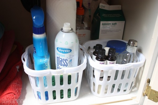 Organizing bathroom cabinets - Ask Anna