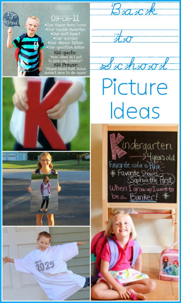 Back to school picture ideas - Ask Anna