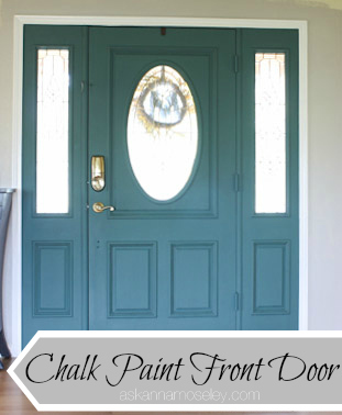 Unique Front Door Colors with Chalk Paint