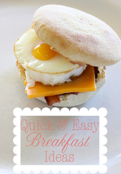 Quick breakfast recipes - Ask Anna