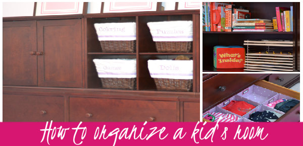 How to Organize a Kids Room