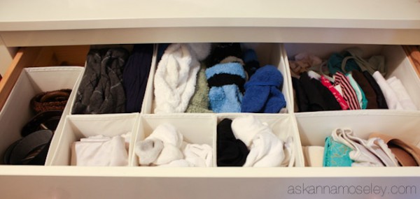 Dresser organization tips - Ask Anna