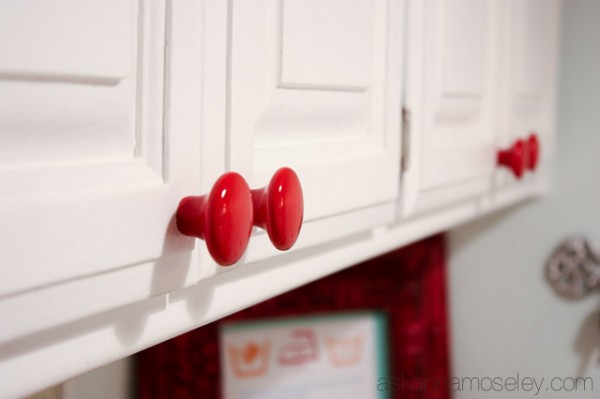 Red, White and Teal Laundry Room Makeover - Ask Anna