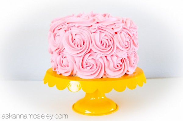 Rosette cake - Ask Anna