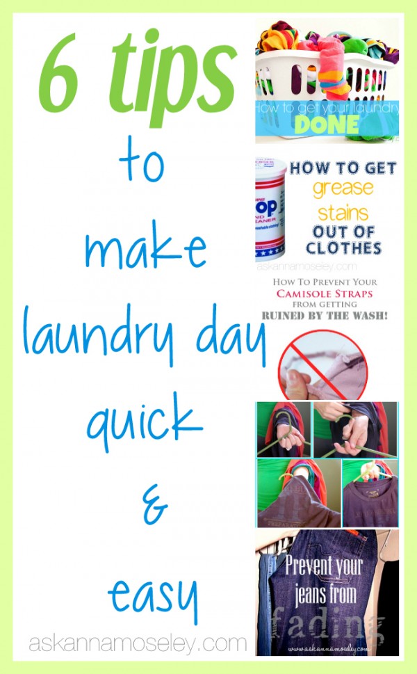 Laundry tips for making laundry day easier - Ask Anna