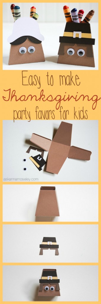 Thanksgiving kids craft ~ Pilgrims - Ask Anna